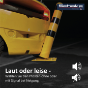 Barrier bollard | Steel tube  152 x 3.2 mm | stationary | for dowel fixing | hot-dip galvanized and white coatedwith three red reflecting stripes | total length: 1000 mm | without signal